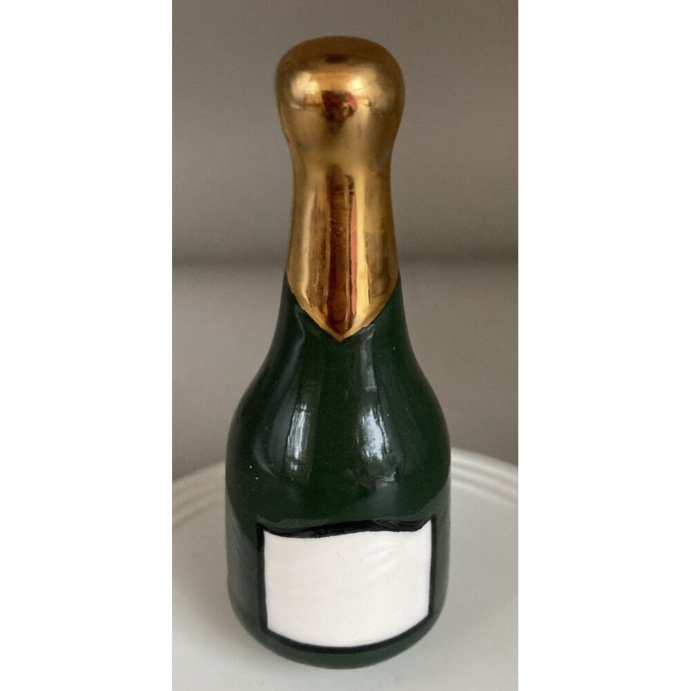 Nora Fleming mini - CHAMPAIGN BOTTLE "Lid not included"